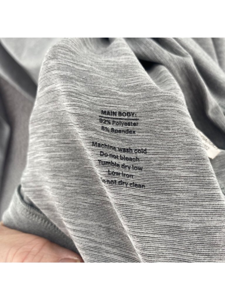Rei Jacket Womens Extra Large Gray Heather 1/4 Zip Mock Neck Long Raglan Sleeves — image 6 of 8